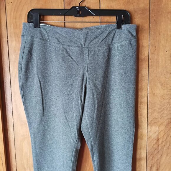 croft & barrow womens gray pullon leggings pants size L - Picture 3 of 4